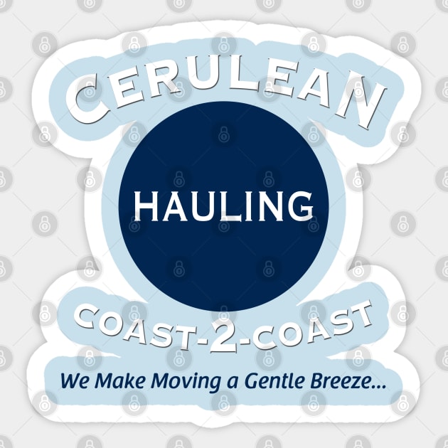 Cerulean Hauling Sticker by XFilesNews